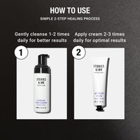 Stories & Ink Tattoo Care Stories & Ink Tattoo Aftercare Duo - 2-Step Routine for Fresh Tattoos, Contains: Cream & Foam Cleanser