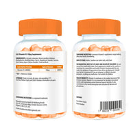 Kids Vitamin D Gummies by Sunshine Nutrition - Vitamin D3 400IU Orange Flavour Gummy (180 Count)