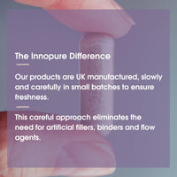 INNOPURE Perimenopause & Menopause Supplements (2 Month Supply) All-in-One Complex with Natural Plant Estrogens - Easy to Swallow Capsules, UK Made (Packaging May Vary)