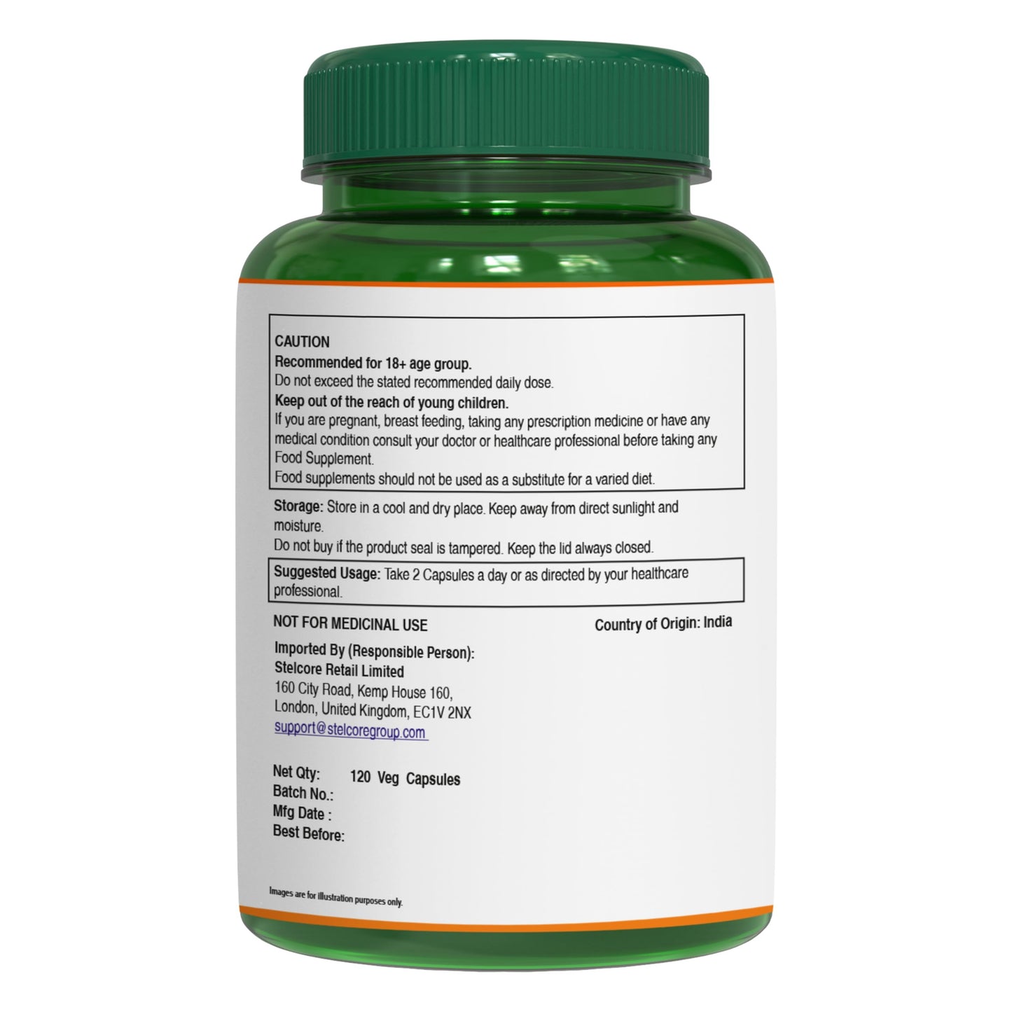 PURE NUTRITION NATURAL TREASURES Pure Nutrition Amla Capsules (Indian Gooseberry) 1000 mg per Serving | 120 Veg Capsules | Amla Fruit Extract 500 mg + Powder 500 mg | Standardized Extract | Non-GMO Herbal Supplement