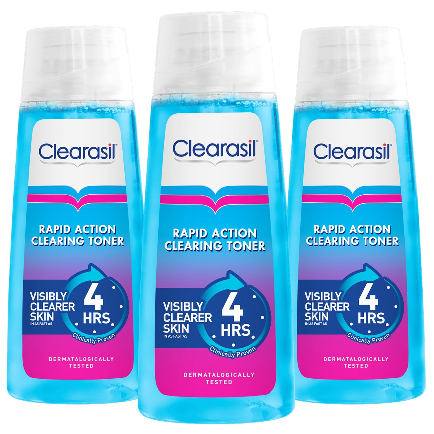 Clearasil Ultra Rapid Action Deep Pore Salicylic Acid Treatment Toner, Unclog Pores For A Visibly Clearer Skin, Removes Dirt & Spots, 200ml