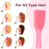 SHINLEA Ultimate Detangler Hairbrush, Anti Tangle Hairbrush for Wet and Dry Hair, Reduces Breakage, Eliminates Knots, Detangles All Hair Types, Detangler Brush for Hair Straightening, Styling