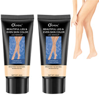 Domality Leg Makeup Waterproof No Transfer, Leg Vein Cover Up, Long Lasting Body Scar Tattoo Cover Up, Full Coverage, Light, Easy Application (#1 Natural Color)