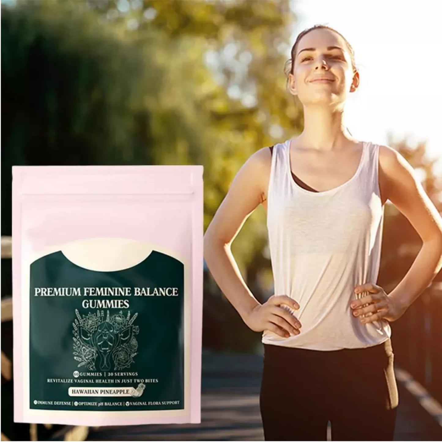 TONISABERY Feminine Balance Gummies,Collagen Gummies for Women,for Women of All Ages (1 Bag)