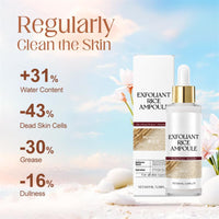 SHEBEEDO 100ML Peel Shot Glow Rice Ampoule, Face Scrub Exfoliator Pore Minimizer for Face, Facial Scrub Exfoliator for Radiant Skin, Lotion for Brightening Exfoliating Moisturizing, Daily Skin Glow Enhancer