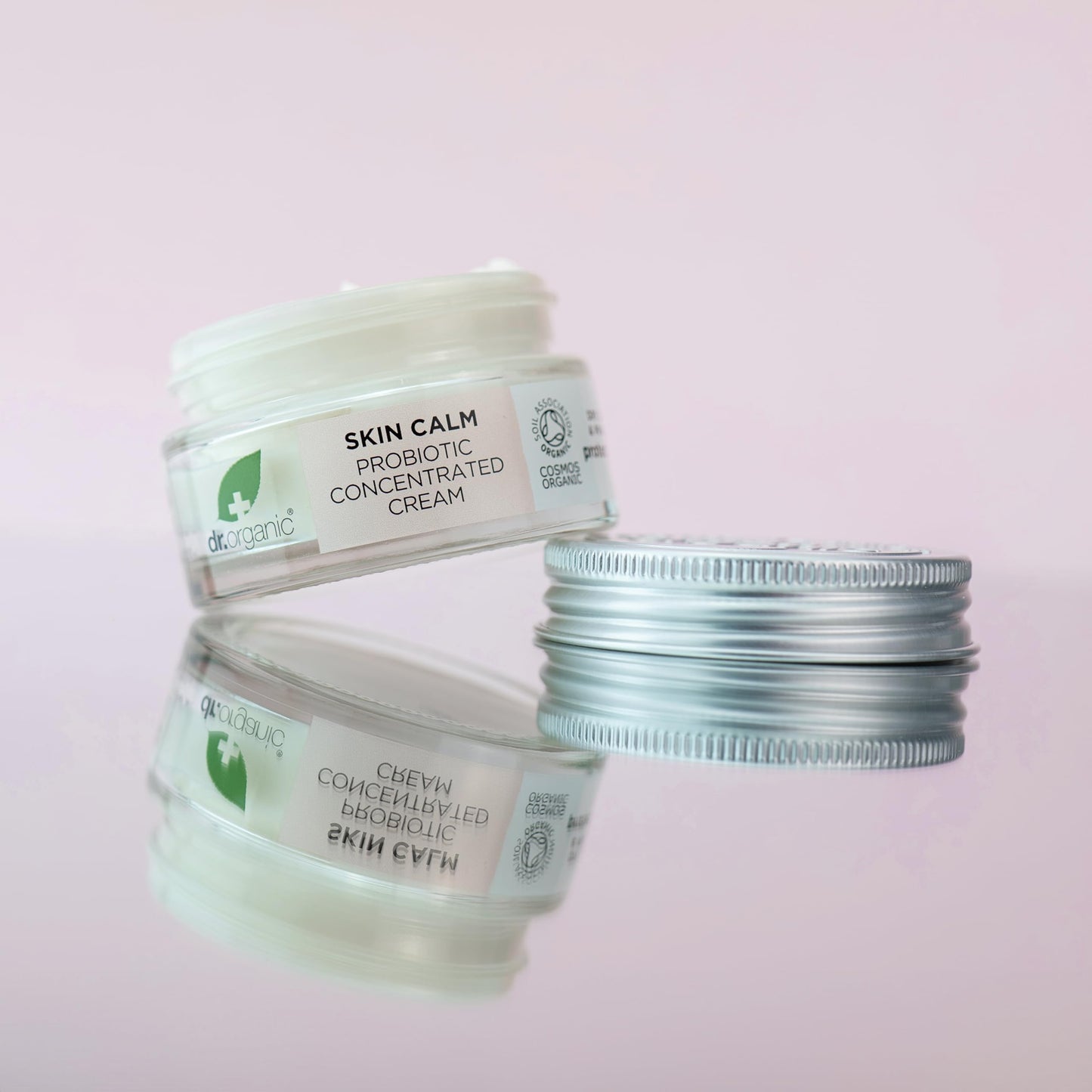 DR ORGANIC Dr Organic Skin Calm Probiotic Concentrated Cream, For Redness, Dry, Sensitive & Irritable Skin, 24hr Moisture, Dermatologically Tested, Vegan, Cruelty Free, Paraben & SLS Free, Certified Organic,50ml