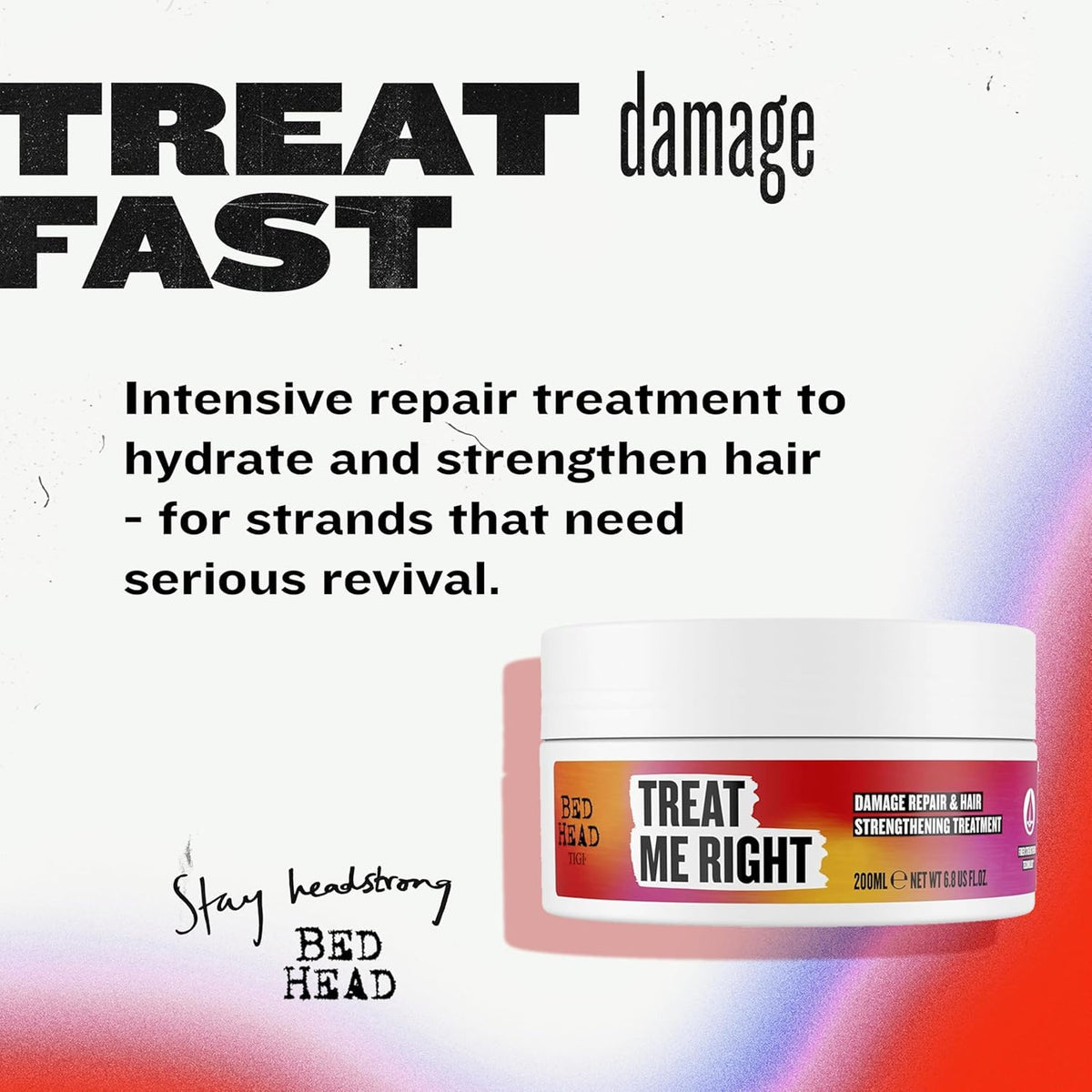 Bed Head by TIGI Treat Me Right Hair Mask, 200ml