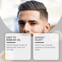 KAYZON Volume Powder for Men, Hair Styling Powder, Volumising Styling Powder, Fluffy, Oil-Control, Long-Lasting Styling Powders - 40g