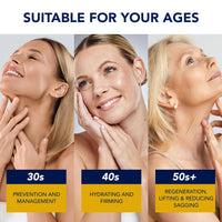 Neck Cream for Firming Tightening & Wrinkle: Korean Made Crepey & Sagging Skin Toning, Anti-Aging Cream for Décolleté, Chest - Acetyl Hexapeptide-8, Collagen Water, Peptides, Skin Derma Rejuven