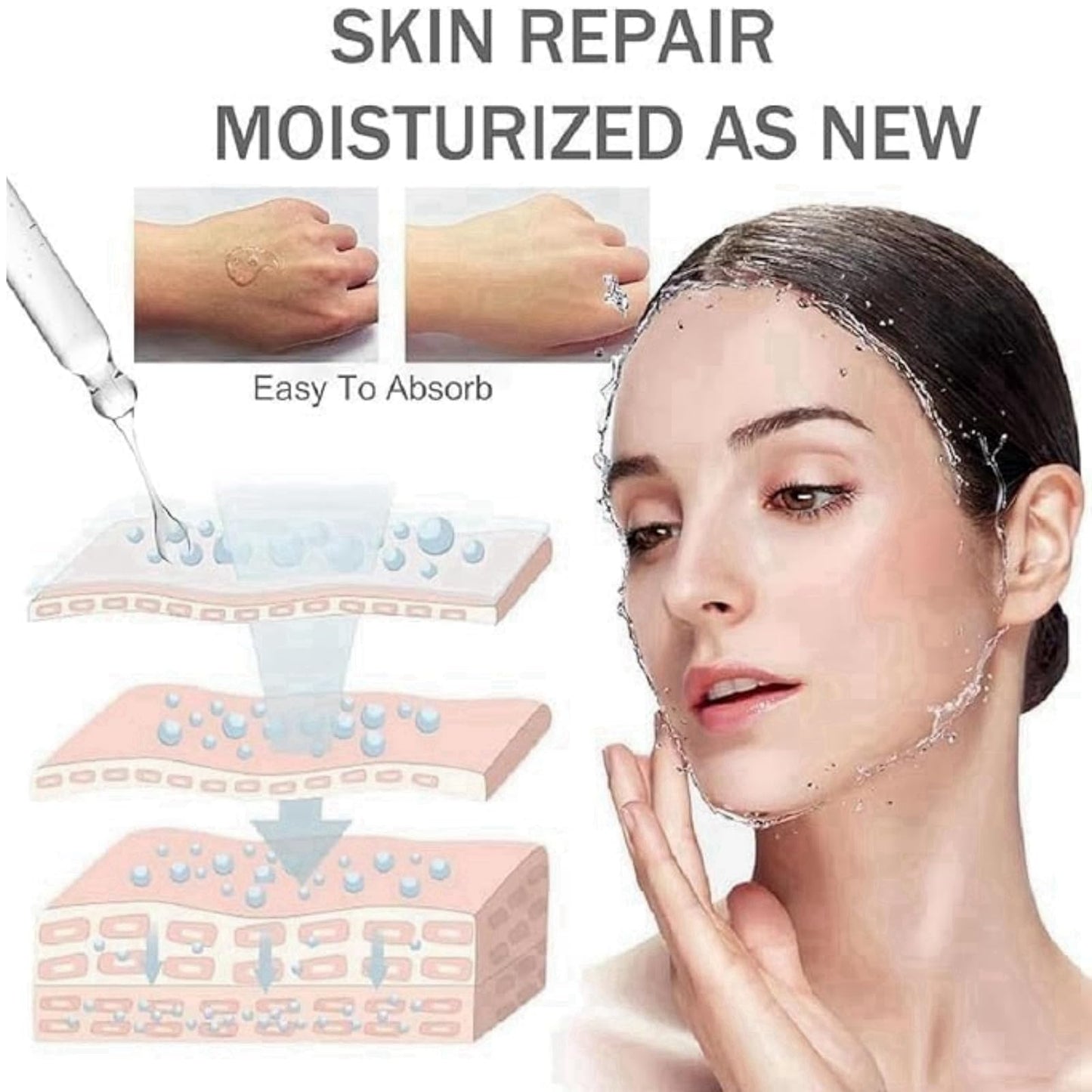 Haiyox Deep Serum Rice + Alpha-Arbutin,Face Serum,Serum with Rice Extract and Niacinamide Moisturiser Face,Hyaluronic Acid Face Serums,Anti Wrinkle Serum,Brightening Serum,Anti Aging Serum For Face