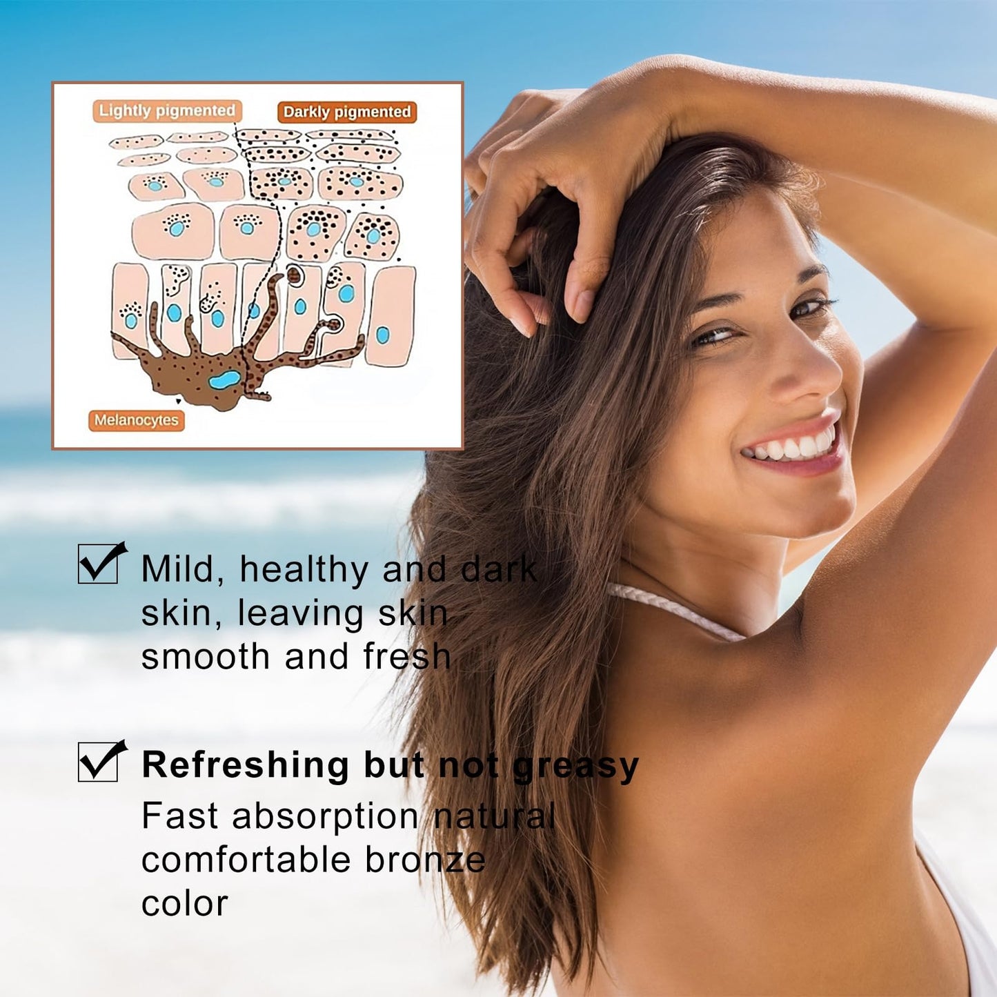 Sunless Tanning Drops,Self Tanning Drops without Sun Damage,T/anning D/rops for Face Body,Natural Self Tanners Liquid D/rop,Bronzing Dr/ops,Gradual Tan Moisturiser,Face Ta/nning Dro/ps,F/ace Tan