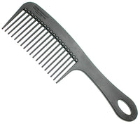 Chicago Comb Model 8 Carbon Fiber, Made in USA, Anti-static, Detangling & Shower comb, adds Lift & Volume, 21.5 cm (8.5 inches) long