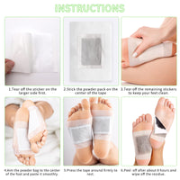 Bowasin Detox Foot Patches 30 Pcs Detox Foot Pads,Foot Detox Pads to Remove Toxins Deep Cleansing,100% Natural,for Stress Relief,Sleep Aid, Enhance Blood Circulation