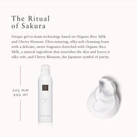 RITUALS Foaming Shower Gel from The Ritual of Sakura, 200 ml - with Rice Milk & Cherry Blossom - Skin Nourishing & Renewing Properties