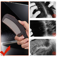 Yizerel Dandruff Comb, Stainless Steel Fine Tooth Comb, Scalp Psoriasis Comb, Dandruff Remover Comb Scalp Sweep Detoxing Comb, Lice Comb for Scalp Massage Combs for Women Men, Set of 3