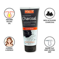Beauty Formulas With Activated Charcoal Clay Mask 100 millitres