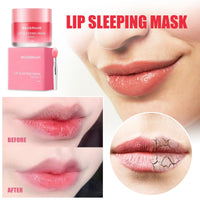 EONFAVE Lip Mask - Lip Sleeping Mask - Lip Sleep Mask Overnight Lip Skincare Lip Oils - Lip Moisturiser for Dry Chapped Peeling Cracked Lips Fades Lip Lines, Lip Balm for Moisture Lip Care