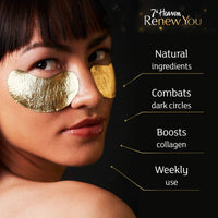 7th Heaven Renew You Gold Radiance Under Eye Mask, Pack of 6 Pairs - with CoQ10 and Pro-Vitamin B5 to Target Tired Eyes