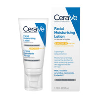 CeraVe AM SPF Face Moisturiser with SPF 50 for Normal to Dry Skin, 52ml