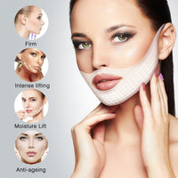 ThamGlow 3-Pack V Line Face Lifting Chin Mask, V Edge Patches Face Lift & Sculpt Chin Lift Mask – Anti-Sagging V-Shape Treatment | Visible Firming For Jawline & Neck | Hydrate & Smooth Skin Texture