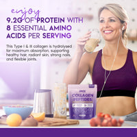 ONYX INGREDIENTS 101 Premium Collagen Powder (Type I, III) Hydrolysed Bovine Collagen Peptides Powder - Halal Certified - 19 Amino Acids - High Levels of All 8 Essential Amino Acids & BCAAs - 150g