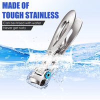 DRMODE Nail Clippers for Thick Nails with Wide Jaw Opening
