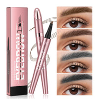 Anifer (01 Light brown) microblading eyebrow pencil,eyebrow pencil hair drawing,eyebrow pencil with fork tip,eyebrow pencil microblading effect,waterproof eyebrow pencil