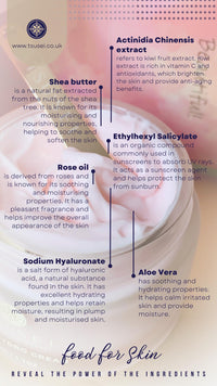 TSU:SEI Health and Beauty Rose Hydro Cream for Face by TSU:SEI - Organic Moisturiser for Women with SPF20, Vitamin E and Hyaluronic Acid. Natural Daily Facial Cream. Cruelty Free Skincare. 50ml.