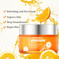 Angivlga Vitamin C Face Cream – Hyaluronic Acid And Vitamin C&E,Face Moisturiser For Women,Anti Aging&Wrinkle,Natural Skin Care Hydrate,Plump,Brightening Skin Care Lighten Dark Spots Erase Fine Lines (2PCS)