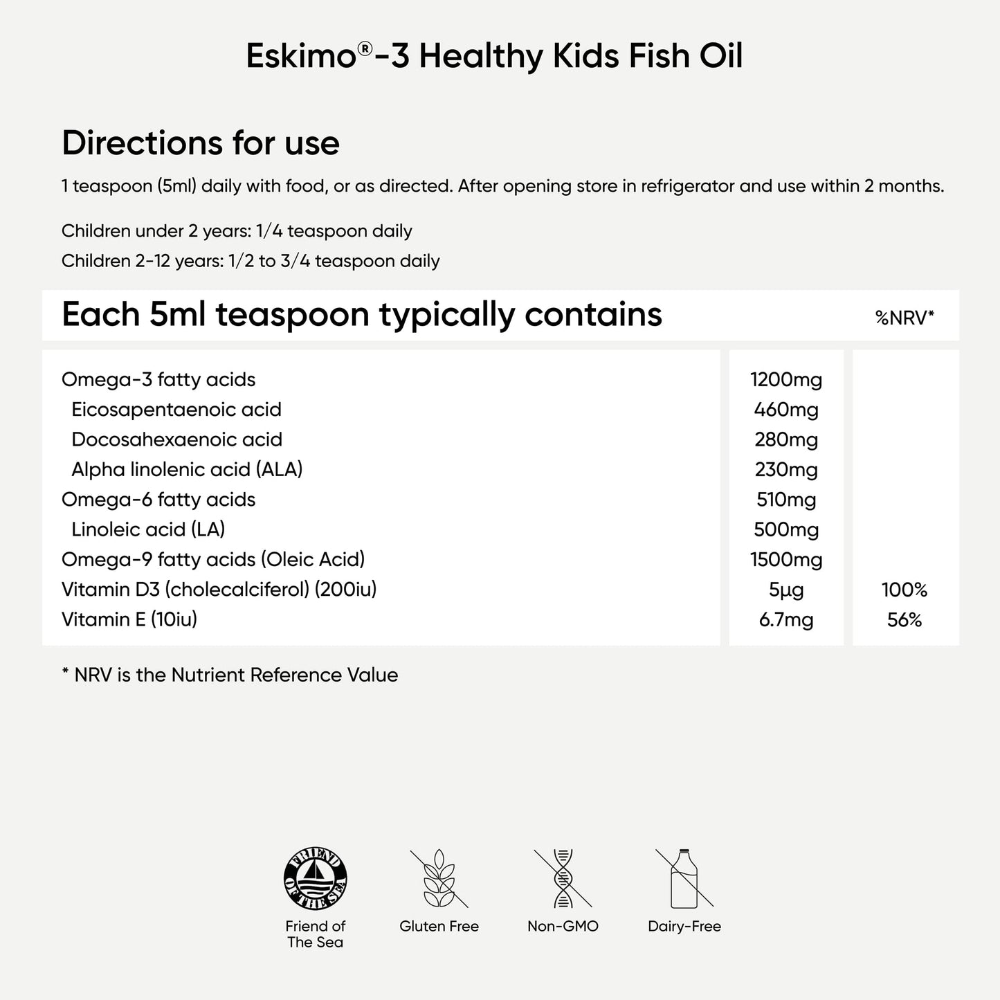 Eskimo-3 Healthy Kids Fish Oil - Nutri Advanced - Tutti Frutti 210ml
