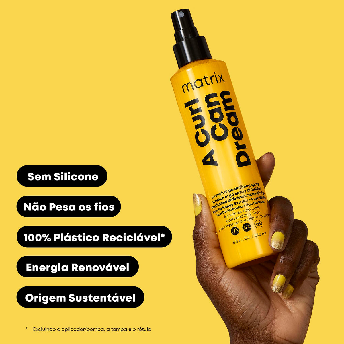 Matrix, A Curl Can Dream Scrunch and Go Leave-In, Anti-Frizz Care, 250ml