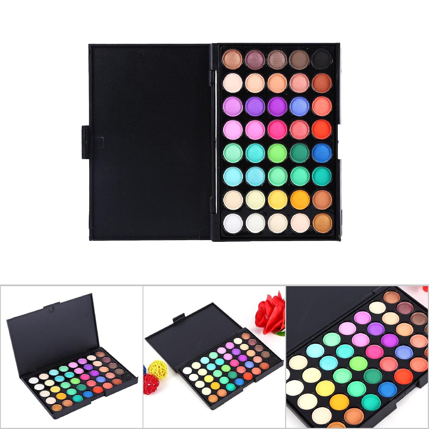 Generic Eyeshadow Palette, Eyeshadow Palette Mineral Matte Pigment Eye Shadow 40 Color Eyeshadow Palette Pigmented Eyeshadow Palette Eyeshadow (#2)