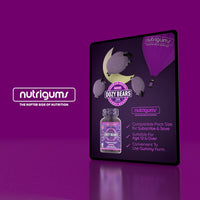 DOZYBEARS® 60 Vegan Gummy Bears. Mixed Berry Flavour with 5-HTP, L-Tryptophan + Vitamins C, B2, B3, B5, B6 B12 with Chamomile and Lemon Balm to Support Rest & Sleep. Adults & Kids 12+ Years