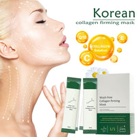 SUNDEER Korean Collagen Firming Mask, 20 PCS Portable Wash-Free Collagen Firming Mask, Sleeping Mask - Hydrating Anti-Aging, Korean Skincare Collagen Jelly Face Mask for Women & Men