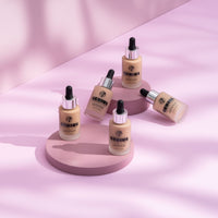 W7 Genius Feather True Beige Light Make Up Foundation, 30 ml