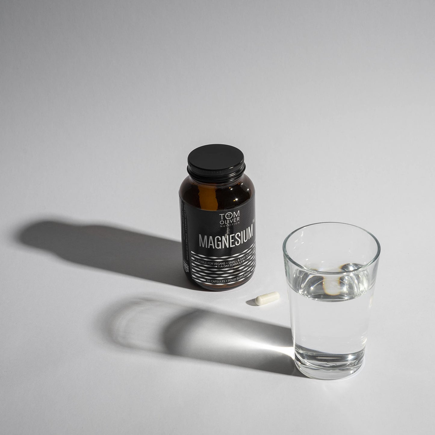 Tom Oliver Nutrition - Magnesium Taurate - 600mg per Capsule (60 Capsules) 1 a Day Formula (1)