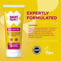 SkinrepairX SkinRepairX Emollient Gel 100ml for Dry Skin, Eczema, Psoriasis, Dermatitis, Rosacea, Acne, Vegan, Fragrance Free, Suitable from Birth