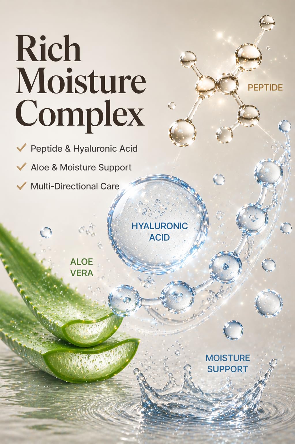 LAPÉRAS Lapéras 10% Matrixyl 3000 Peptides Complex Hyaluronic Acid Age Defense Face Serum, Anti Aging and Deep Wrinkles Moisturizing and Rejuvenating Skin, 30ml