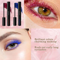 Generic Navy Blue Waterproof Tubing Mascara – Deep Blue Colored Volumizing & Curling Mascara – Long Lasting, Smudge-Proof, Easy to Remove Eye Makeup Highly Pigmented for Bold Lash Looks (blue)