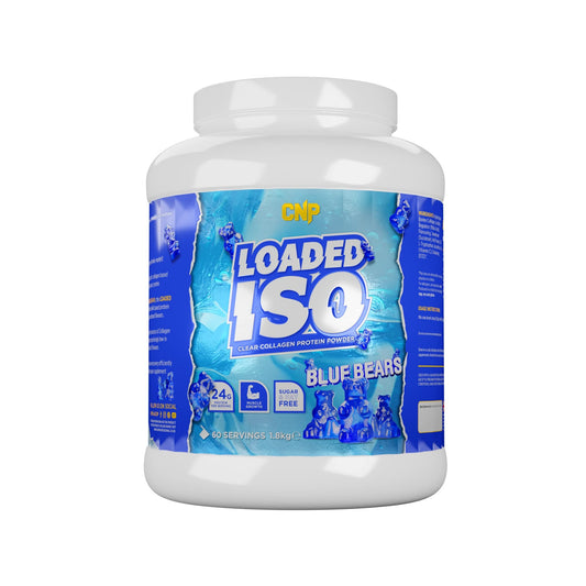 CNP Professional Loaded ISO, Clear Collagen Protein Powder, 24g Protein, 1.8kg, 60 Servings, Gluten & Lactose Free, 5 Great Tasting Flavours (Blue Bears)