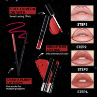 HERBENJOY All-In-One Makeup Set Gift Surprise, Cosmetic Make Up Starter Kit, Full Starter Makeup Kit For Women Beginners Includes Lip Liner, Lipstick and 3pc Lip Gloss Makeup Gift Set For Teenage & Adults