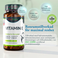 Best Immune International Best Immune, 100% Vitamin E 500iu Improved Formula 100 Vegan Capsules Highest bioavailability
