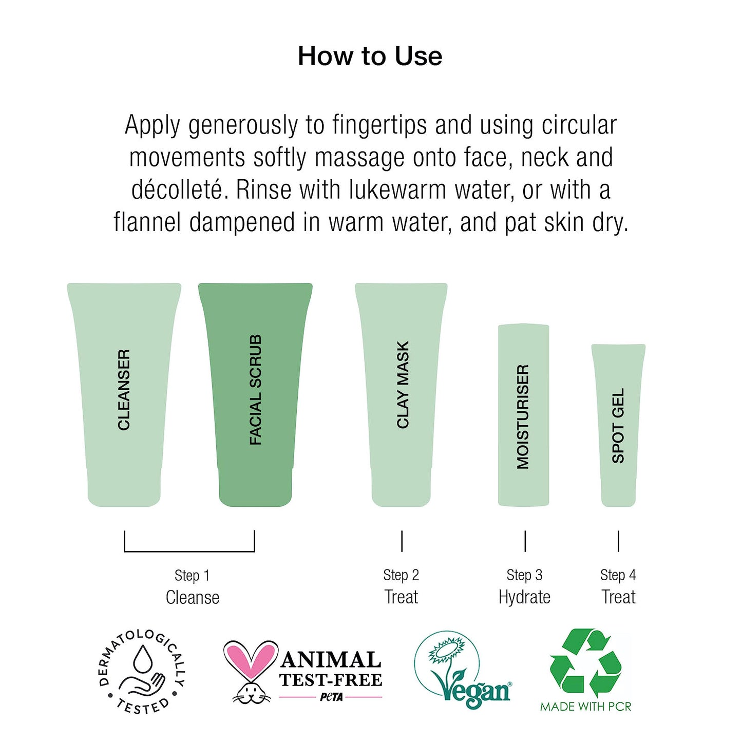 Super Facialist Salicylic Acid Anti Blemish Purify & Refresh Face Scrub - Face Wash for Acne Treatment & Blackhead Remover with Salicylic Acid & Vitamin B 3, Vegan Friendly, 150ml