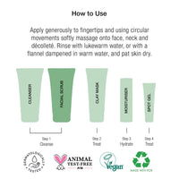 Super Facialist Salicylic Acid Anti Blemish Purify & Refresh Face Scrub - Face Wash for Acne Treatment & Blackhead Remover with Salicylic Acid & Vitamin B 3, Vegan Friendly, 150ml