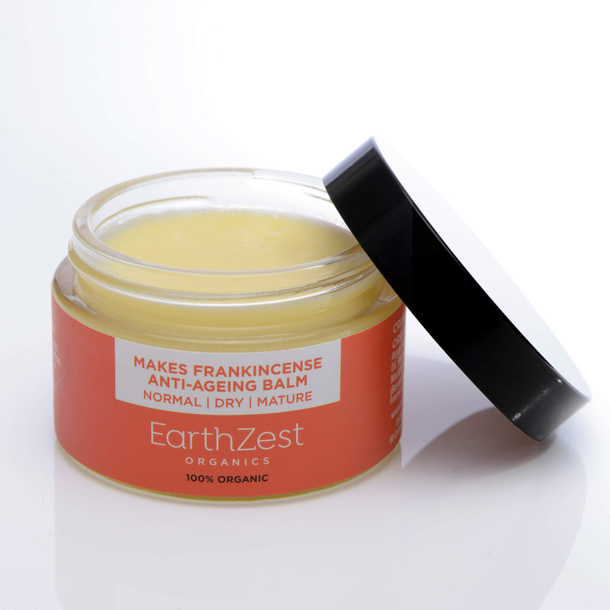 Earthzest Organics Anti-ageing Frankincense Night & Day Cream for Normal Dry Dull Mature Skin by EarthZest Organics. 100% Organic, Natural & Certified Vegan. NO synthetics or water, highly concentrated and long-lasting