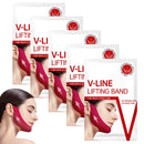 COWANIEE 5 Pcs Chin Lift Mask, Double Chin Lifting Mask for Women