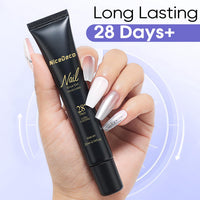 Nicedeco Nail Glue Gel 22ml, Gel Nail Tips Glue, Clear, High Viscosity, Multi-functional, Strong Adhesion, Easy to Use, Long-lasting, Upgraded Formula