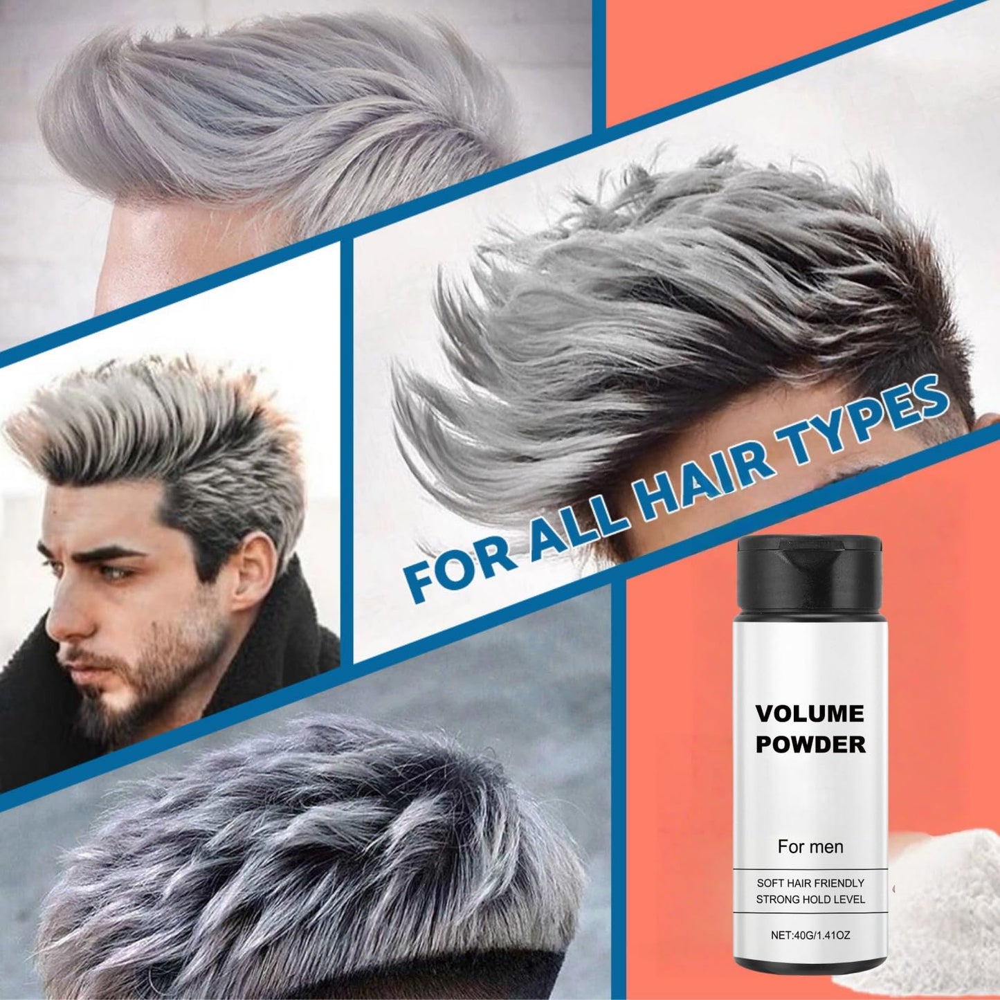 Siyinzu Volume Powder for Men,Hair Styling Powder,Hair Texture Powder,Hair Po/wder,Hair Pow/der Men Styling,Based Texture Powd/er,Ha/ir Powde/r Me/n,Hai/r Styling Products,Long-Lasting Me/ns Hai-R Powde/r