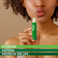 Beauty4Britain Set of 12 x Lip Balms Aloe Vera Long Lasting Moisturizing Lip Care Unisex Full Size Display Box UK Beeswax Vitamin E Omega-3