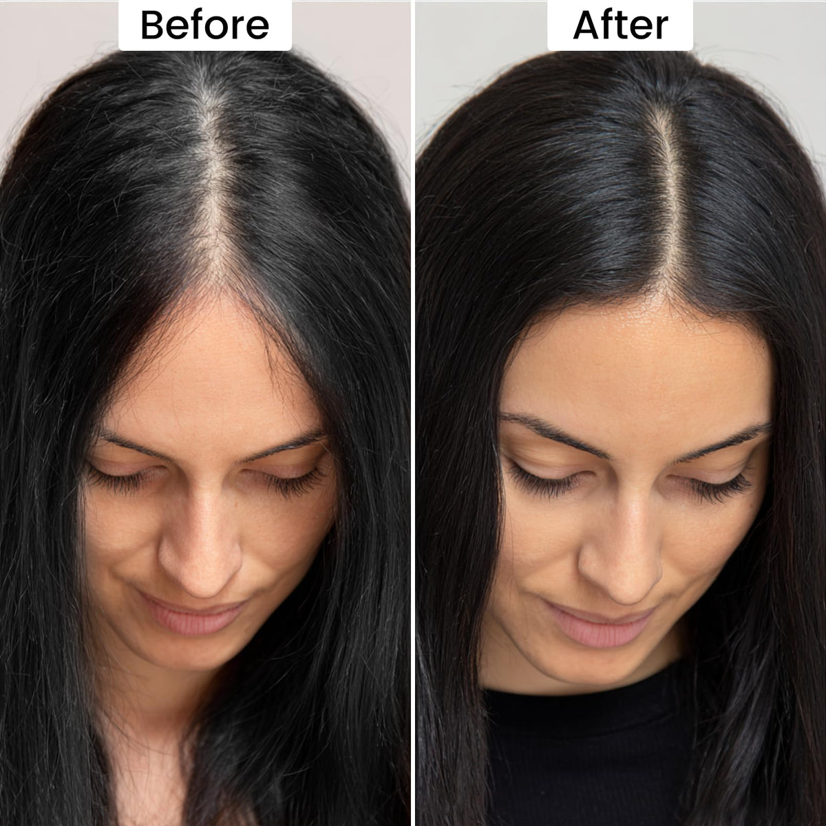 VOLLUCK Root Touch up Powder 4g – Covers Grey Roots & Conceals Thinning Hair, Hairline Powder for Men & Women – Natural Look, Easy to Use & Compact for Quick Touch Ups (Black)